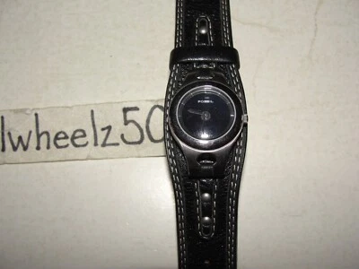 Женские часы Fossil Big Tic ES-9674 кожаный ремешок нержавеющая сталь нуждаются в аккумуляторе - Изображение 1 из 3