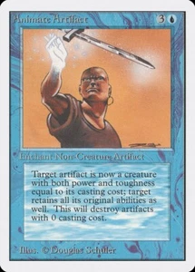Magic The Gathering Animate Artifact edición ilimitada poco común casi nuevo - Imagen 1 de 1