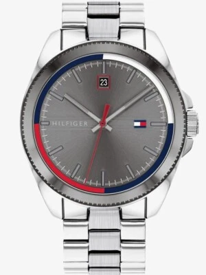 Tommy Hilfiger Men's Riley Grey Dial Stainless Steel Watch - 1791684 - Image 1 of 4