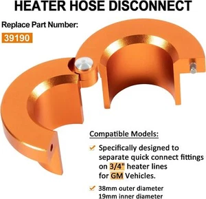 39190 Heater Hose Disconnect Tool Oil Cooler Line Quick Disconnect for GM 3/4'' - Picture 1 of 11