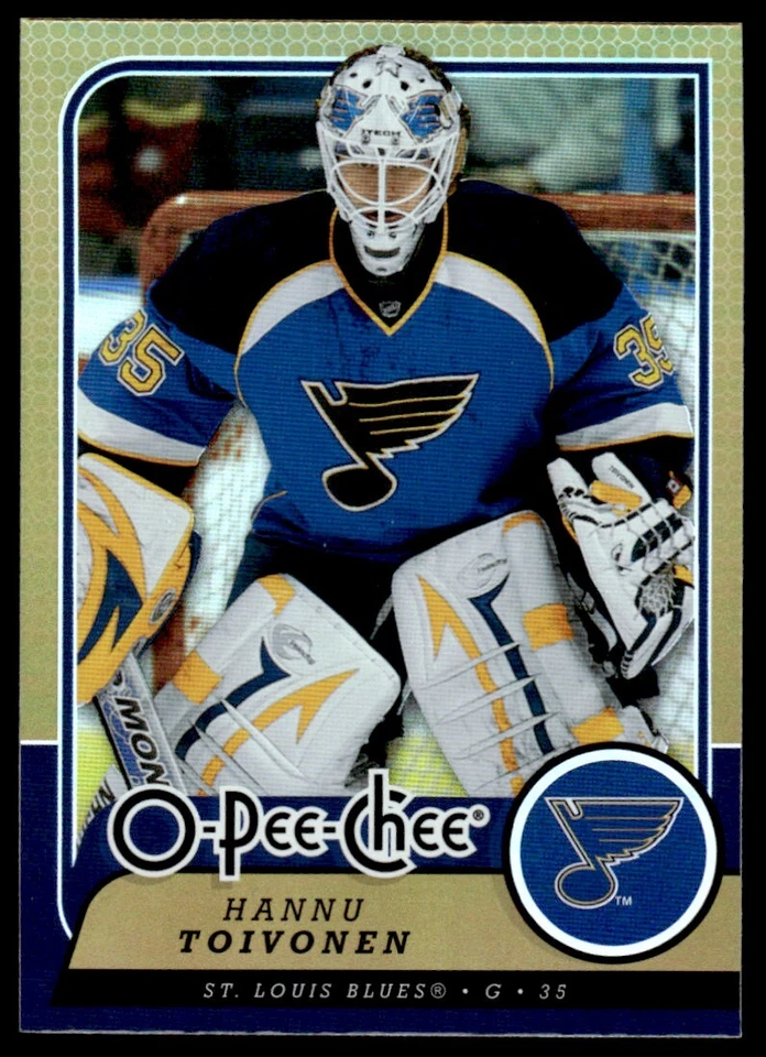 2008-09 O PEE CHEE METAL Hannu Toivonen St. Louis Blues #321 - Image 1 of 2