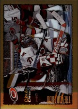 1998-99 O-Pee-Chee Chrome Carolina Hurricanes Hockey Card #66 Trevor Kidd