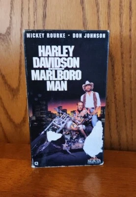 Harley Davidson and the Marlboro Man (VHS 1991) Mickey Rourke, Don Johnson Foto 1 de 4