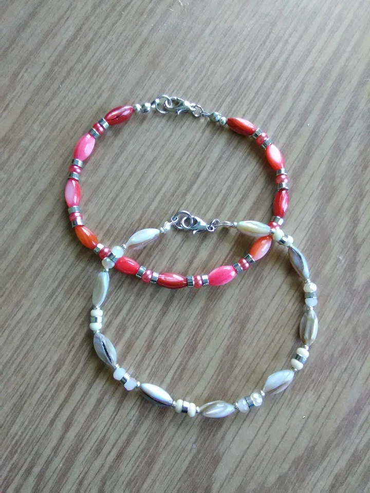 Ankle Bracelets - Handmade - 9" - Set of 2 - Image 1 of 1