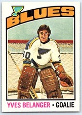 1976-77 O-Pee-Chee Yves Belanger Rookie St. Louis Blues #168