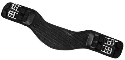Flex Rider Anatomic Dressage Girth w/Cool Max Lining - Black (Var. Sizes) - Image 1 of 2