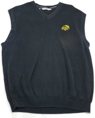 Wichita State University WSU Cutter & Buck Men's V Neck Knit Sleeveless XL - Image 1 of 4