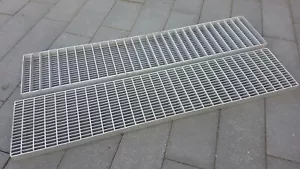 Gitterrost aus Edelstahl 200x1000 MW30/10 Tragstab 20/2 mm,Rinnenrost - Bild 1 von 3