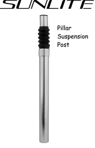 Sunlite Pillar Suspension Post Sattelstütze 27,2x350 mm ohne Klemme silber - Bild 1 von 1