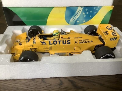 Minichamps Ayrton Senna Racing Car Collection Lotus Honda 99T 1987 1:18 Diecast - Image 1 of 4