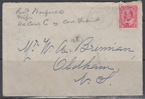 Canadá - 5 de julio de 1910 Summerside, PE dúplex cancelación en cubierta local - Imagen 1 de 1