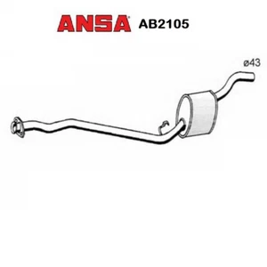 Mittelschalldämpfer Autobianchi Y10 - Lancia Y10 1.3 ANSA Für 7654492 - Bild 1 von 2