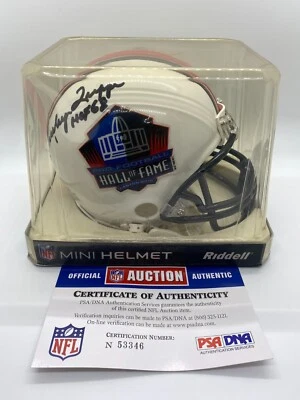 NFL HOF CHARLEY TRIPPI Chicago Cardinals Signed Autographed Mini Helmet PSA COA - Image 1 of 4