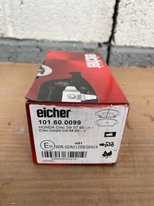 Front Brake Pads Set for Honda Civic JAZZ INTEGRA INSIGHT EICHER 101600099 - Picture 1 of 3