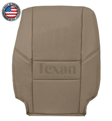 2001, 2002, 2003, 2004 Toyota Sequoia водитель Lean назад кожаный чехол на сиденье желтовато-коричневый - Изображение 1 из 4