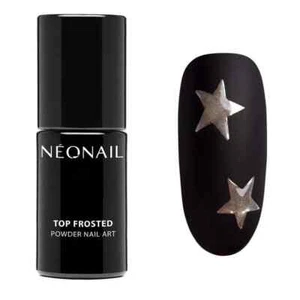 NeoNail UV Nagellack 7,2 ml Top Frosted Powder Nagelkun Gel Lack Top Coat LED - Bild 1 von 3