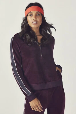 NUEVO JERSEY FABLETICS BRITT MUJER TOP Media Cremallera Terciopelo Sudadera ELIGE LA TALLA ¡NUEVO CON ETIQUETAS! Foto 1 de 4