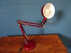 Deep Red Anglepoise Desk Lamp (Vintage Style)
