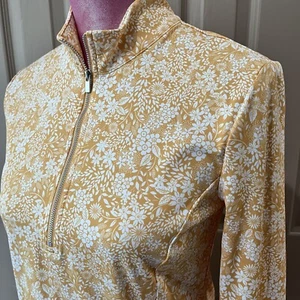 Neu Laura Ashley Pullover Jacke gelb Blumen Damen S - Bild 1 von 9