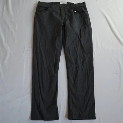 Pantalones de mezclilla para hombre BRAX 32x29 Cooper elegantes rectos con patrón gris cepillado Foto 1 de 4