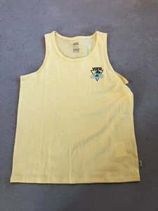 Vans Shirt Girl's Medium (10-12) New Get Away Pale Banana Yellow Summer Tank Top - Picture 1 of 4