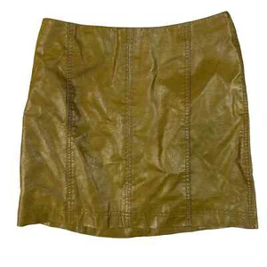 Free People Brown Skirt Zip Up Size 6 - Bild 1 von 8