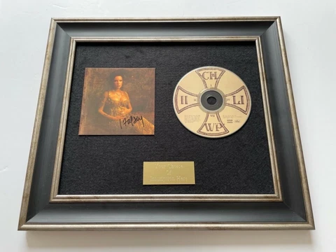 ⭐️🎶 💿 SIGNED HALSEY - IF I CAN’T HAVE LOVE, I WANT POWER FRAMED CD💿🎶⭐ Cover