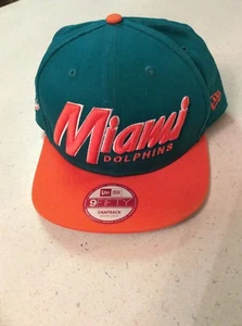 Miami Dolphin New Era Cap Size M-L Retail 27.98 - Picture 1 of 7