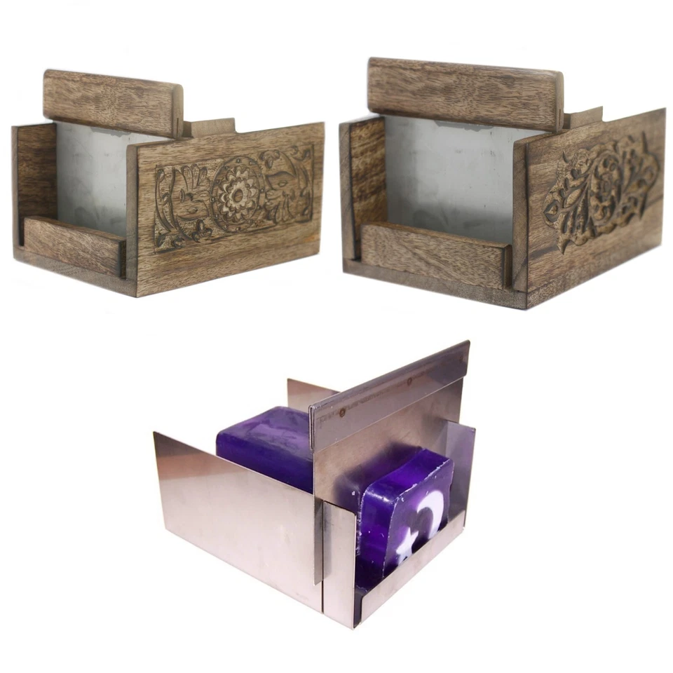 Wooden or Stainless Steel Soap Loaf Cutter – Achieve Perfectly Even 2 cm Slices - Image 1 of 1