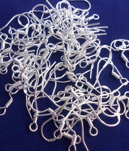 100-1000PCS 925 Silver Jewelry French Earring Finding Hook Earwires Wholesale - Picture 1 of 1