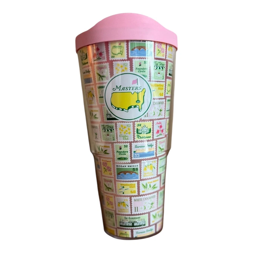 Vaso Tervis con tapa sello postal Masters 24 oz Foto 1 de 1