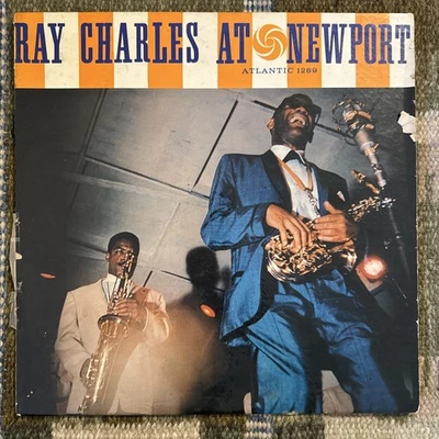 Ray Charles At Newport Vinyl - LP Repress Mono 1960 - US Atlantic - 1289 VG Foto 1 de 3