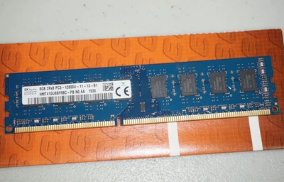 Memoria de escritorio SK Hynix 1 x 8 GB 1600 MHz DDR3 RAM 8 GB 2rx8 pc3-12800u-11-13-b1 Foto 1 de 3