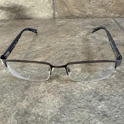 Marcos de gafas Nautica N7229 033 media llanta bisagra flexible Gunmetal 53-18-140-40 mm Foto 1 de 4