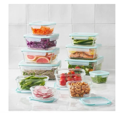 Member's Mark 24-Piece Glass Food Storage Set By Glasslock - Image 1 of 4