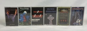 BLACK SABBATH Cassette Tape Lot x6 Headless TYR Dehumanizer Cross Forbidden Soul - Imagen 1 de 17