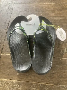 Oofos Oolala Limited Cushioned Recovery Sandals Size 11 Women Color Firefly New! - Picture 1 of 8