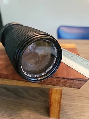 Vivitar Macro Focusing Zoom Lens 80-200mm 1:4.5/ Made In Japan - Image 1 of 4
