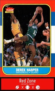 1986-87 Fleer - #44 Derek Harper NM Set Break (RC) Magic CAMEO - Picture 1 of 2