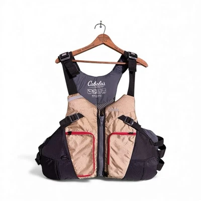 Kayak Fishing Life Vest By Stohlquist Cabelas Men’s Size Large 40-46 Reflectors - Image 1 of 4
