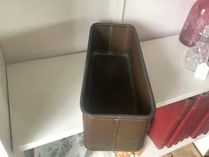 Copper Trough Tub Planter Plant Pot Old Urn Antique 14 INCHS long  - Picture 1 of 9