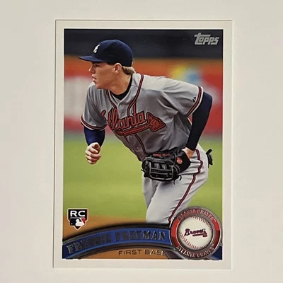Freddie Freeman 2011 Topps Team Set Atlanta Braves ATL11 Tarjeta de Novato RC Foto 1 de 2