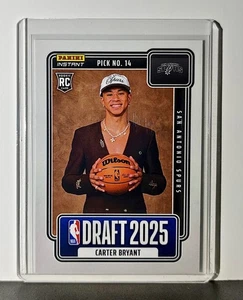 Carter Bryant Rookie 2025-26 Panini NBA #14 Draft Night Card San Antonio Spurs - Bild 1 von 6