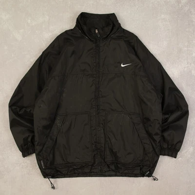 Nike Vintage 90s Bomber Jacket L Men's Black Gorpcore - Image 1 of 4