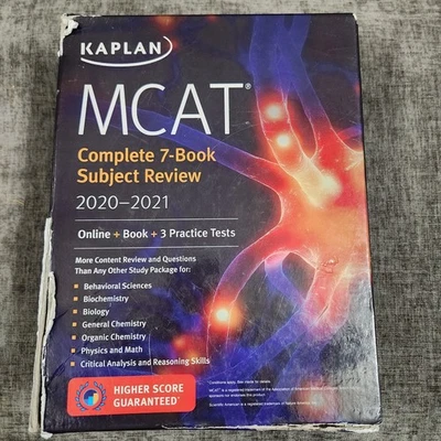 Kaplan MCAT Complete 7-Book Subject Review 2020-2021 - Image 1 of 4
