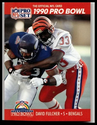 1990 Pro Set #342 David Fulcher - Image 1 of 2