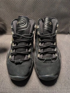 Talla 8 - Reebok Question Mid Negro Dorado *LIGERAMENTE USADO/SIN CAJA* Respuesta 1 - H01308 - Imagen 1 de 11