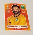 2022 Panini World Cup Qatar Orange Edition Sticker Mohammed Al-Owais
