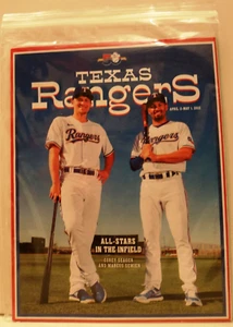 Texas Rangers Magazin - 11. April 2022 - Cover: Corey Seager & Marcus Semien - Bild 1 von 1