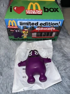 McDonalds Cactus Plant Flea Market 2022 Grimace Adult Happy Meal Toy With Box - Picture 1 of 3